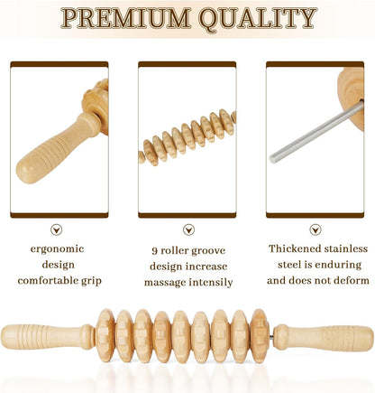 Wooden Massage Roller